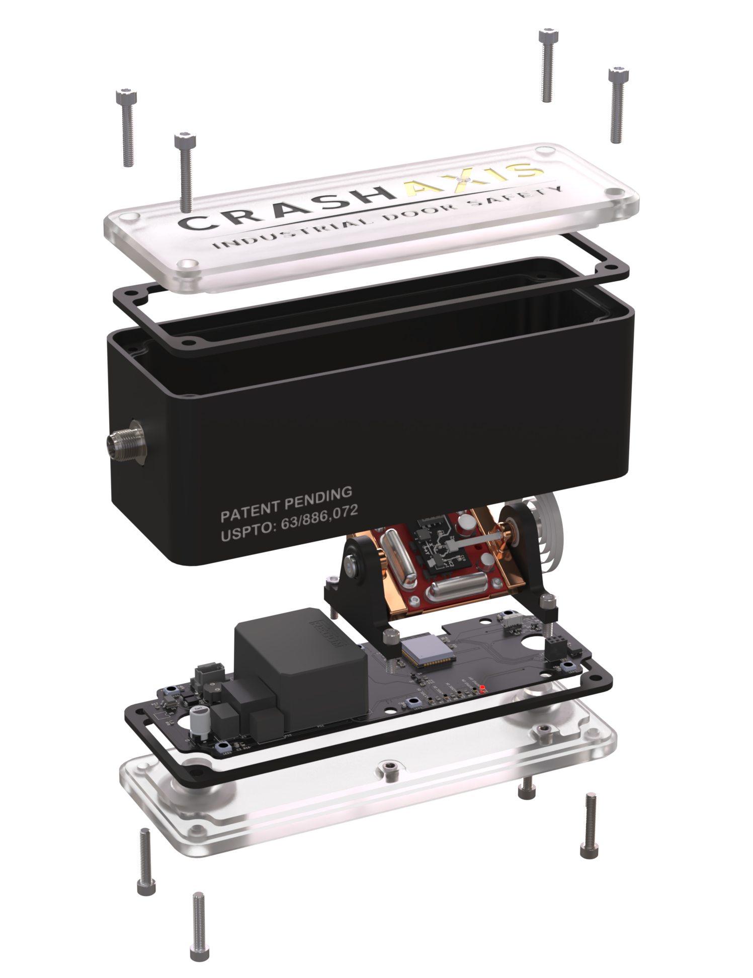 CrashAxis — Exploded View